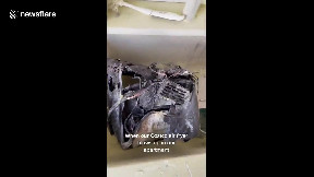 Air Fryer Disaster: College student shows aftermath of air fryer ...
