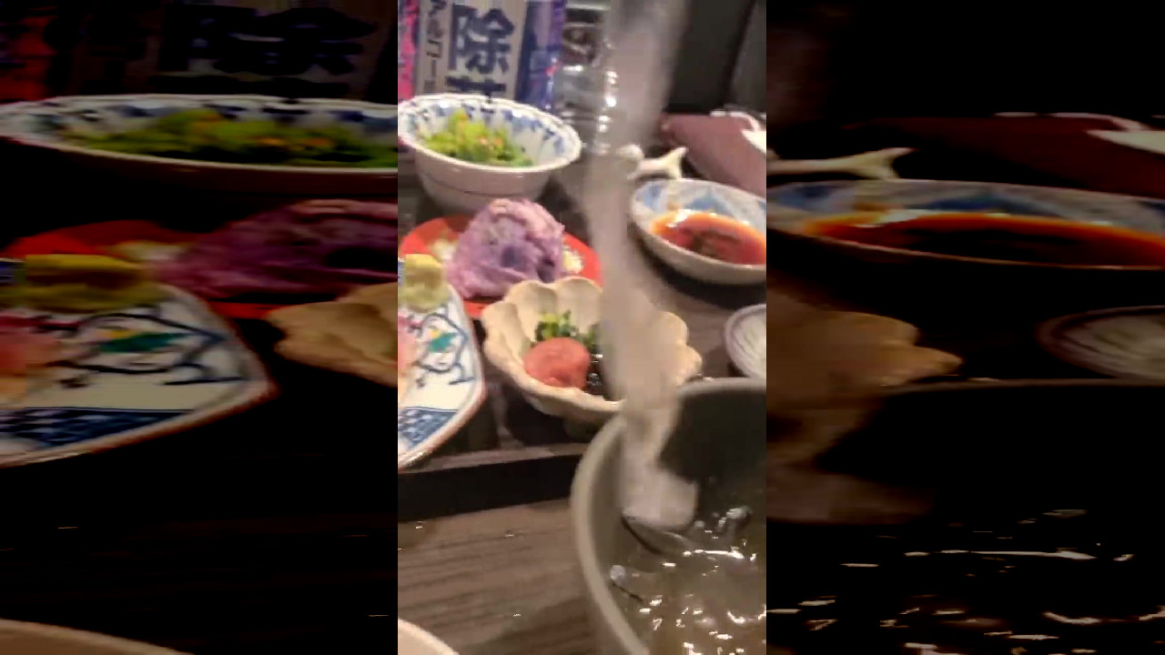動画 高知県名物のれそれの踊り食いが凄い