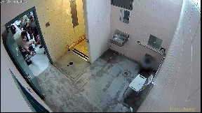 Unedited video: Man with schizophrenia was left naked in jail cell for
